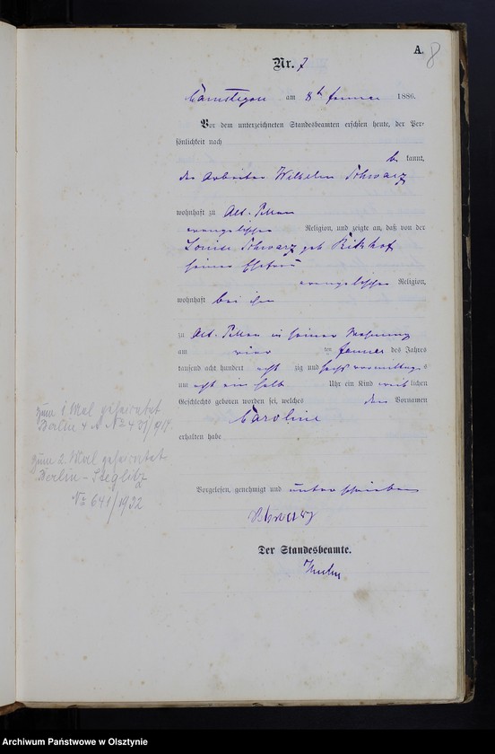 image.from.unit.number "Geburts-Haupt-Register Nr 1 - 154"