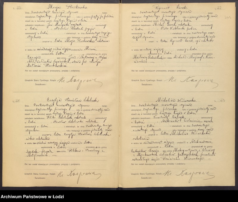 Obraz 12 z jednostki "Akta zgonów"