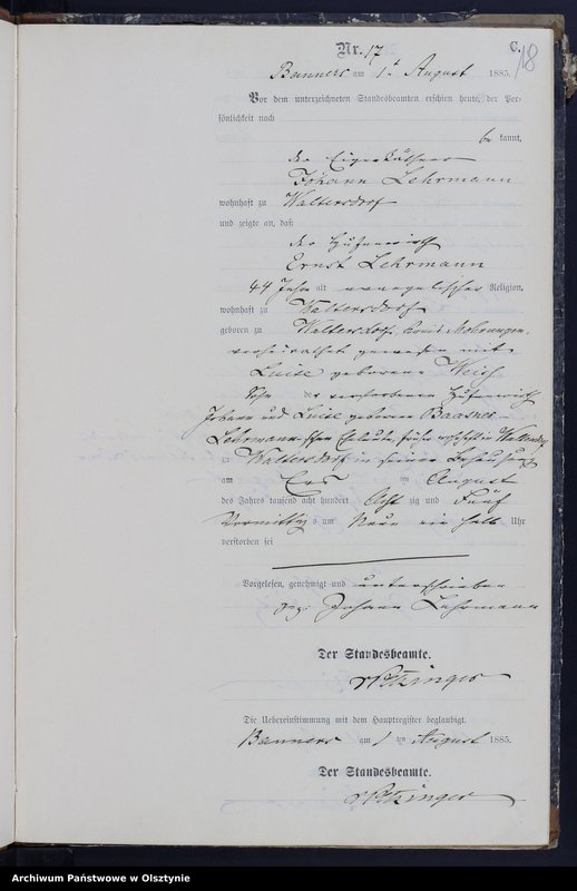 image.from.unit.number "Sterbe-Neben-Register Nr 1 - 32"