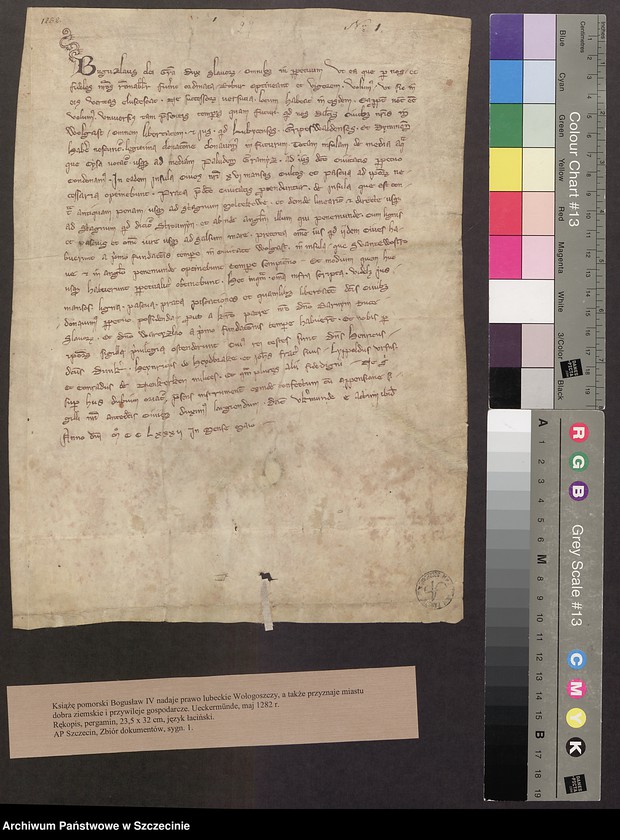 image.from.collection.number "Lokacja miasta Wolgast (Wołogoszcz) na prawie lubeckim - 1282 r.111"