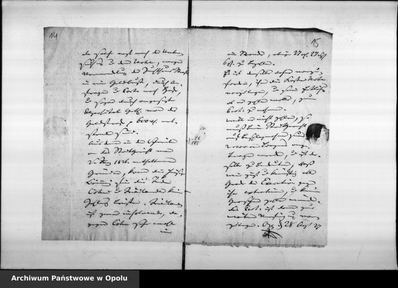 Obraz 13 z jednostki "Acta specialia betreffend die Bezahlung der Criminal - Untersuchungs Kosten in Sachen c/a [contra] Israel Wolf Cohn und Moses Friedlander 1826 Vol. I"