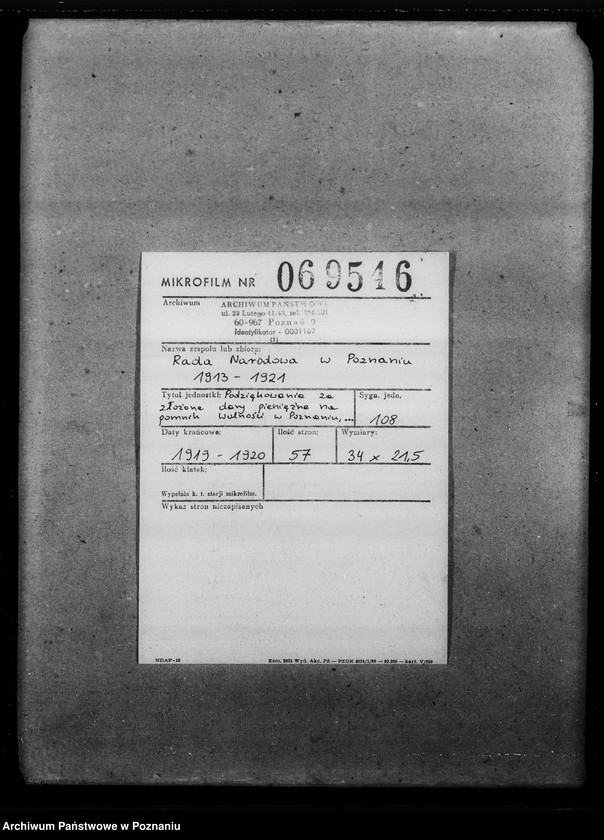 image.from.unit.number "Podziękowania za złożone dary pieniężne na pomnik Wolności w Poznaniu, na Górnoślązaków i na Wojsko Polskie [wycinki prasowe] oraz rozliczenia finansowe."