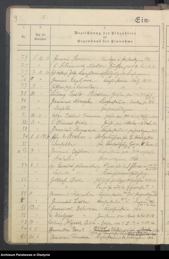image.from.unit.number "Tagebuch der Kirchen Kasse zu Bialla"