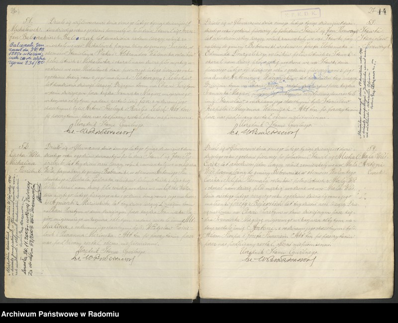 image.from.unit.number "Duplikat akt urodzonych, zaślubionych i zmarłych parafii Głowaczów za 1920 rok"