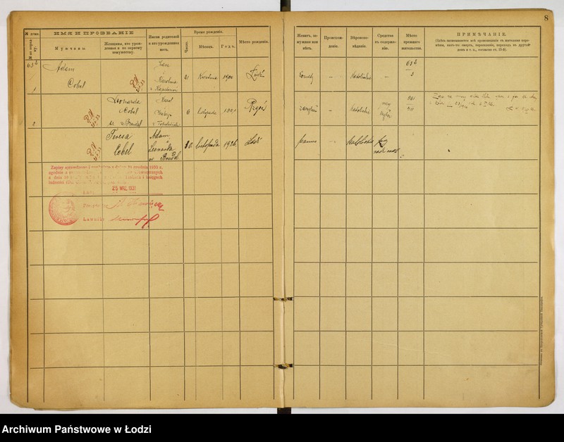 image.from.unit.number "[Księga ludności stałej m. Łodzi guberni piotrkowskiej nr domu 63e]"