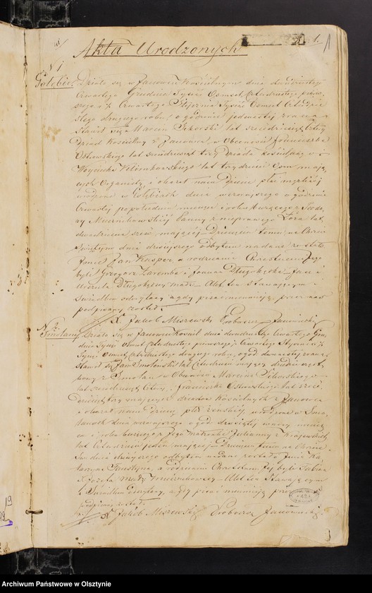 image.from.unit.number "Dupplicat Akt Urodzenia, Zaslubionych i Zmarłych Urzędnika Stanu Cywilnego Parafij Janowiec Kościelny za czas od 1 Stycznia do ostatniego Grudnia 1842 roku"