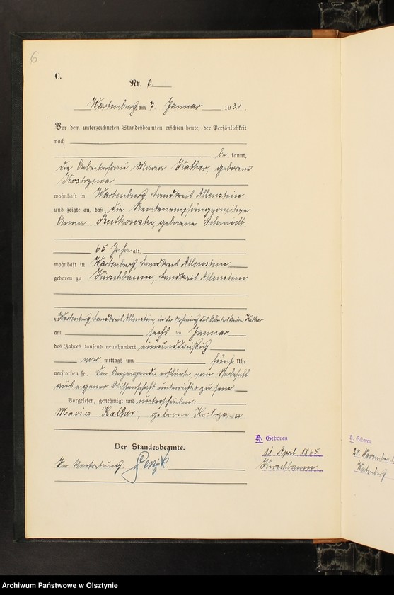 image.from.unit.number "Sterbe-Haupt-Register Nr 1 - 110"