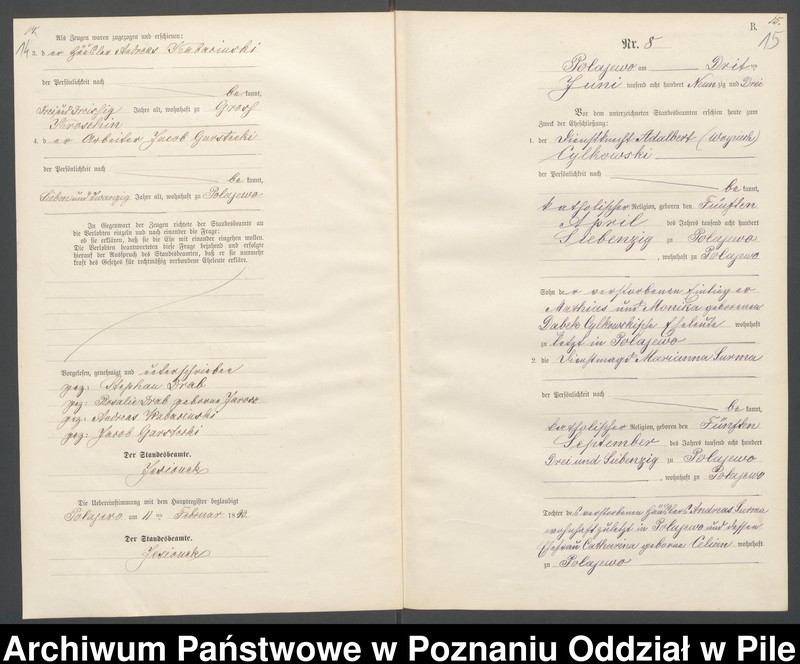 Obraz 10 z jednostki "Księga małżeństw"