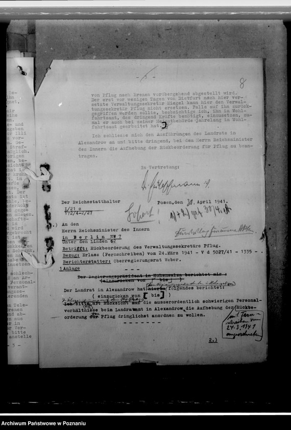 Obraz 12 z jednostki "Pflug, Ernst - Urzędnik"