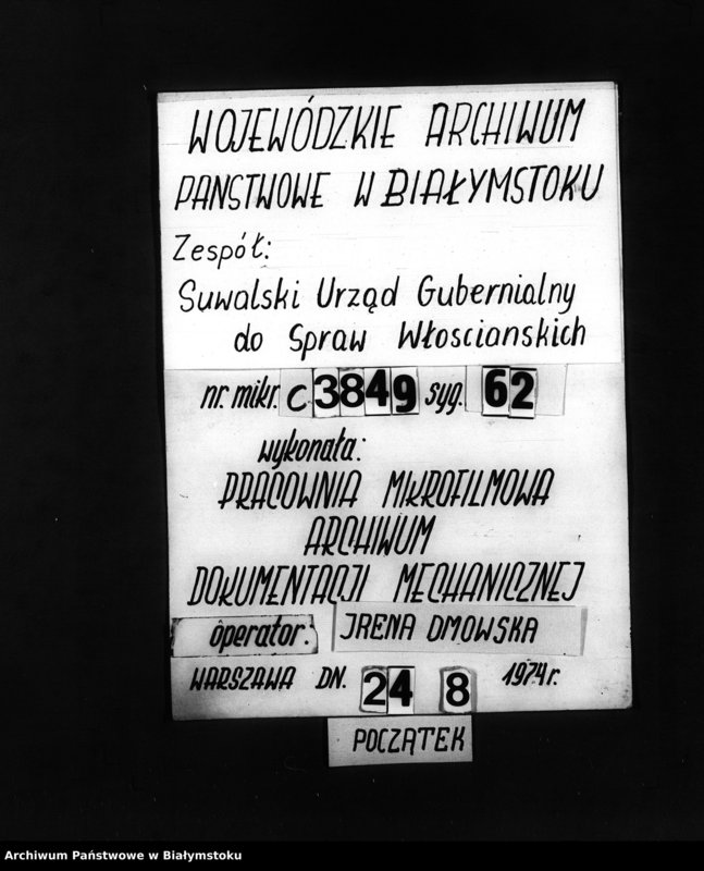 image.from.unit.number "Delo… Po selenîju Žajdoglo, gminy Ljudvinovo Kalvarîjskago uezda, b. kazennoe"