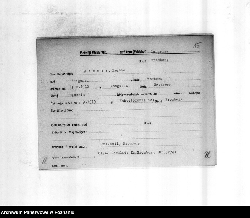 Obraz 19 z jednostki "Totenkartei I - P"