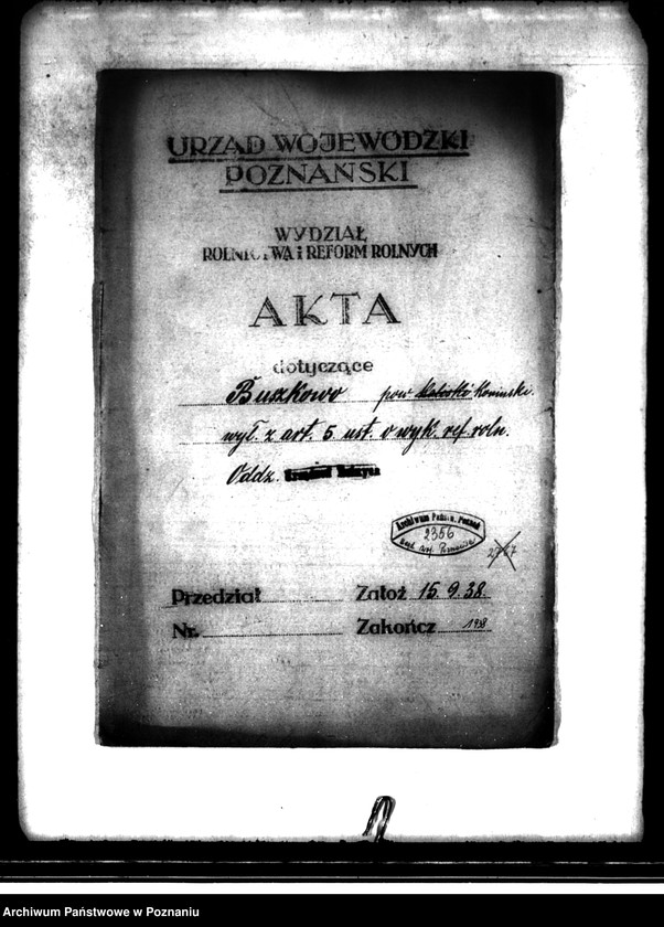 image.from.unit.number "Majątek Buszkowo powiatu konińskiego wyłączenie z art. 5 ustawy o wykonaniu reformy rolnej"