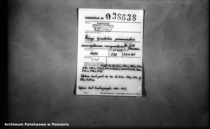 Obraz 2 z jednostki "Inscriptiones, resignationes [protocollon]"