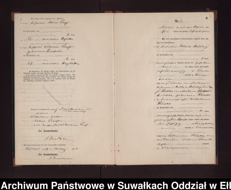 image.from.unit.number "Heiraths-Neben-Register des Preussischen Standes-Amtes Neuhoff Kreis Loetzen"
