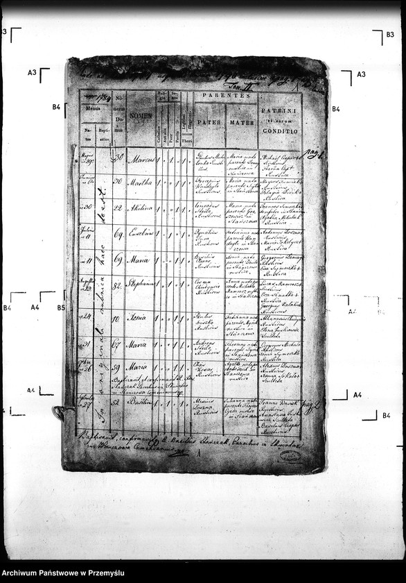 Obraz 5 z jednostki "[Kopie ksiąg metrykalnych parafii Hańczowa z filią Ropki (dekanat Gorlice)]"