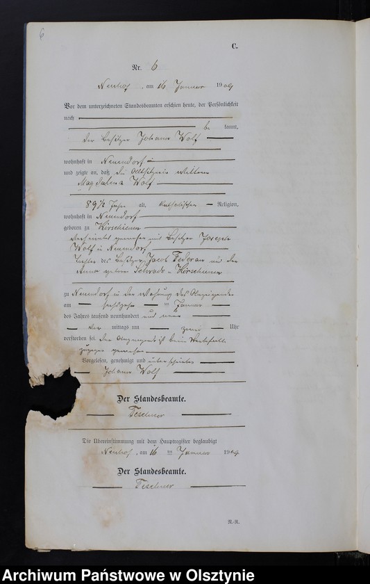 image.from.unit.number "Sterbe -Neben-Register Nr.1-73"