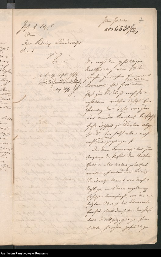 Obraz 11 z jednostki "A. betr. den polnischen Flüchtling Romuald Zorawski"