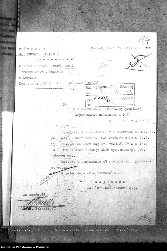 Obraz 18 z jednostki "Pow. lekarz Weterynaryjny Leszno"