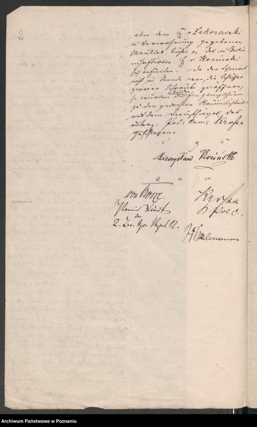 Obraz 5 z jednostki "Von Kosinski /Besitzer/ und Wladislaus von Zakrzewski /Pächter/ von Targowa Górka."