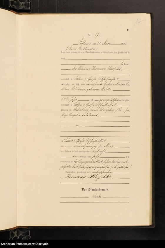 image.from.unit.number "Sterbe-Haupt-Register Nr 1 - 82 i 1 - 71"