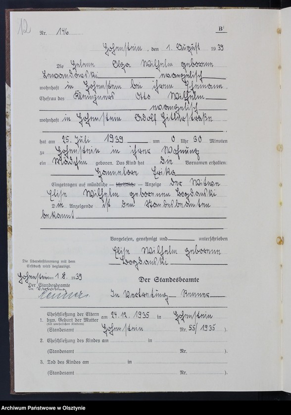 image.from.unit.number "Geburtenbuch/Zweitbuch/ Tom II,Nr 135 - 225"