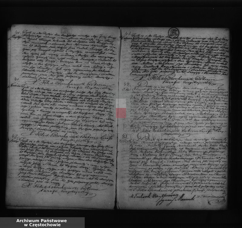 image.from.unit.number "Księga duplikat [akt] urodzonych, zaślubionych i zmarłych Parafii Przystajń w okręgu częstochowskim, dekanacie krzepickim z roku 1857"