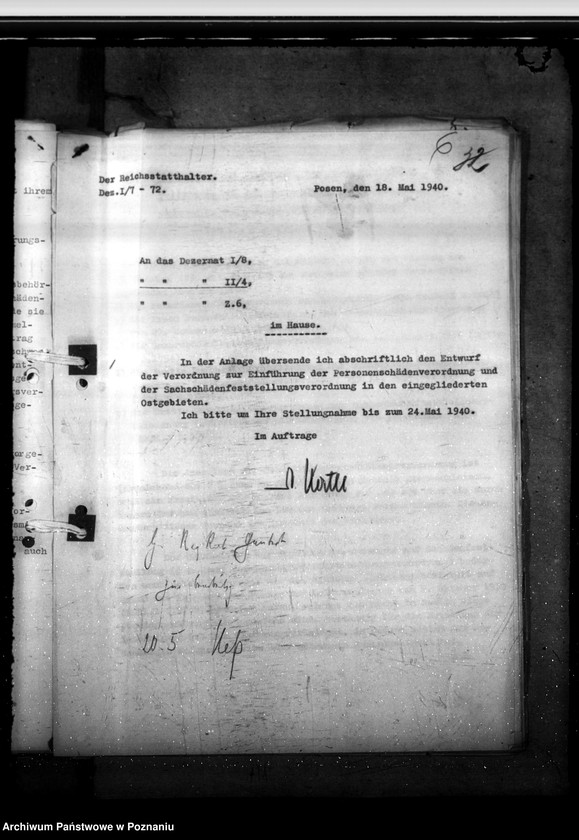 Obraz 10 z jednostki "Anwendung der Personenschädenverordnung auf Polen"