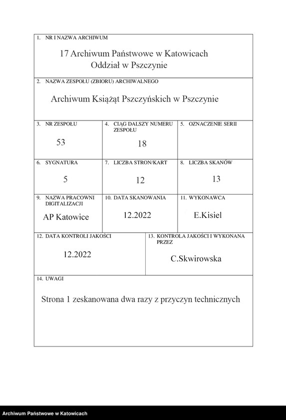 image.from.unit.number "Mapa pszczyńskiego wolnego państwa stanowego ["Ichnoorthografia Plesniaca"] Andreasa Hindenberga z 1636 roku"