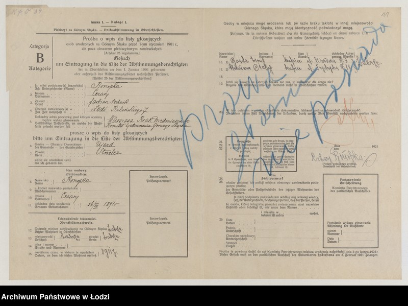 Obraz 13 z jednostki "Listy osób bez prawa głosu"