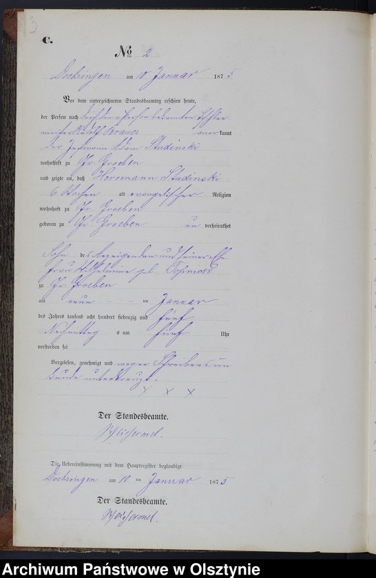 image.from.unit.number "Sterbe-Neben-Register Nr 1 - 45"