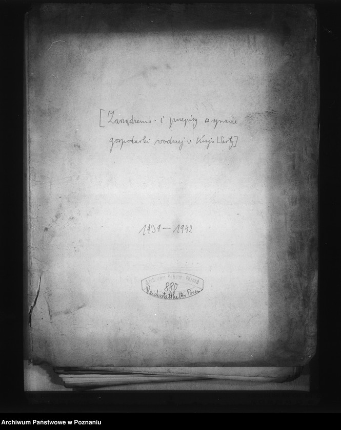 Obraz 4 z jednostki "Zarządzenia i przepisy w sprawie gospodarki wodnej w Kraju Warty"