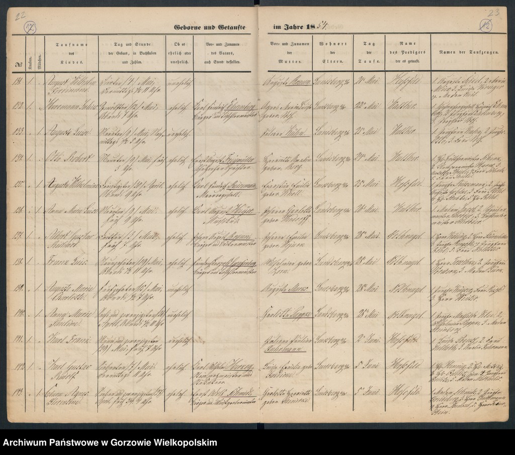 image.from.unit.number "Duplikate der Hauptkirche zu Landsberg an der Warthe"