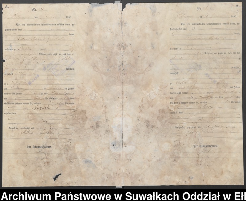 image.from.unit.number "[Geburts-Haupt-Register des Königlichen Preussischen Standes-Amtes Belzonzen Kreis Johannisburg]"