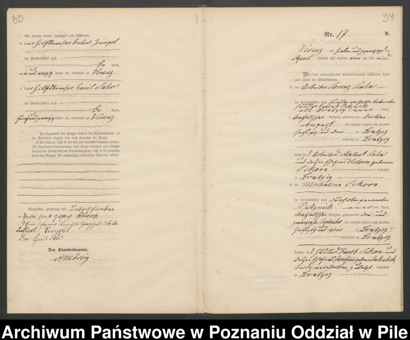 Obraz 20 z jednostki "Księga małżeństw"