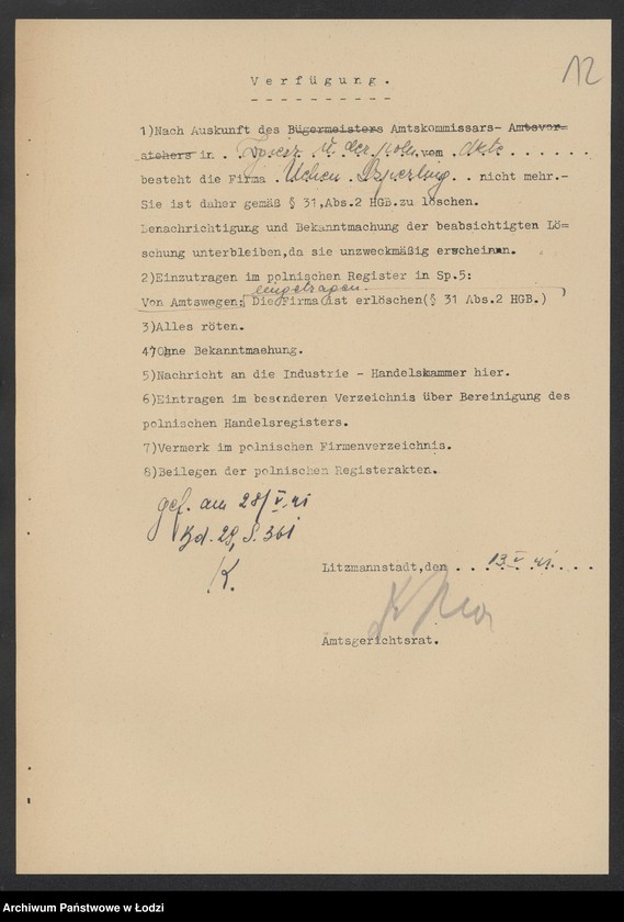 Obraz 14 z jednostki "Udem Szperling – rzeźnictwo"