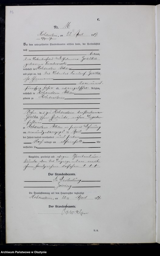 image.from.unit.number "Sterbe-Neben-Register Nr 1 - 54"