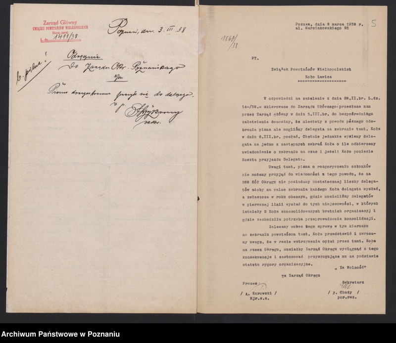 Obraz 8 z jednostki "Ławica wieś, powiat Poznań - akta koła."