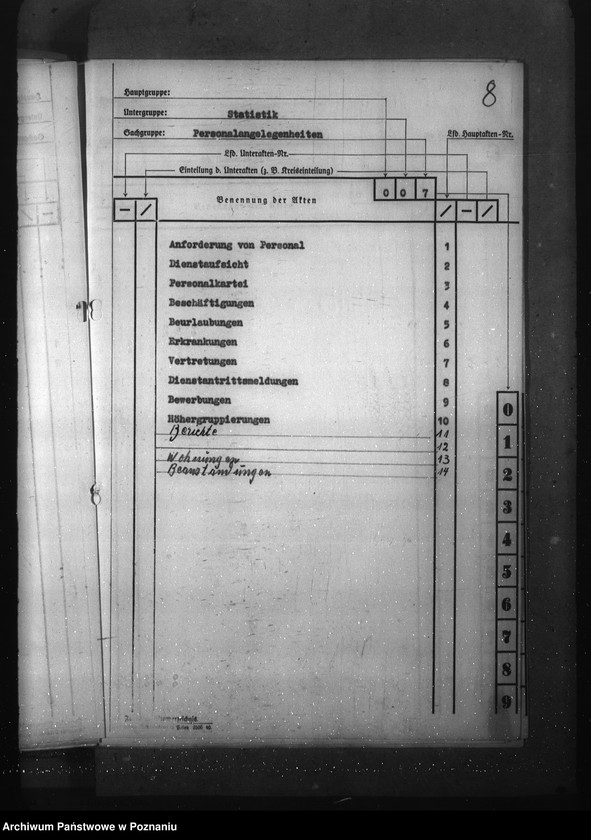 Obraz 12 z jednostki "Wykaz akt dla Referatu Statystyki"