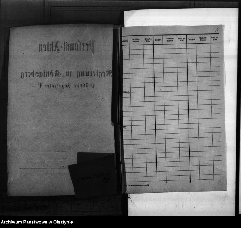 image.from.unit.number "Personal-Akten für den Kanzlei Sekrär Plaumann [Friedrich Karl]"