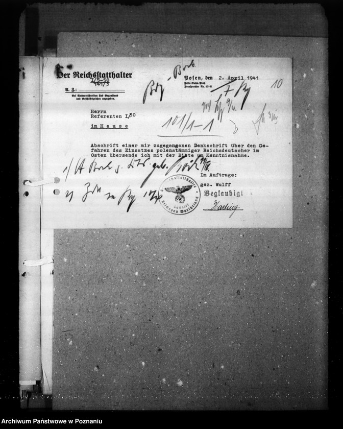 Obraz 14 z jednostki "Korespondencja, zarządzenia i opinie w sprawach personalnych"