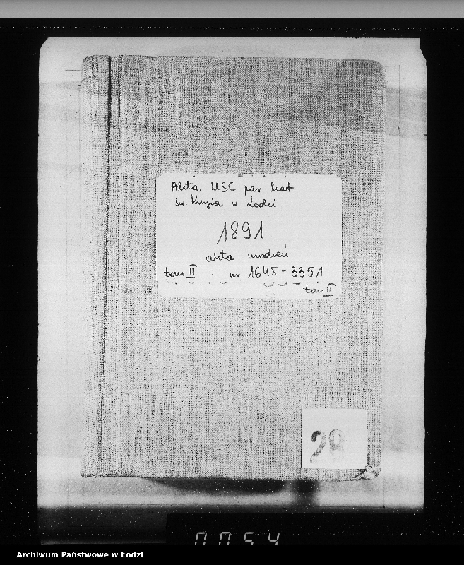 Obraz 4 z jednostki "Akta urodzeń tom II"