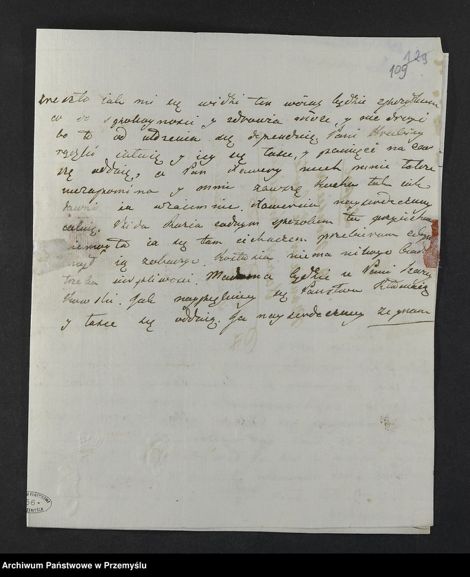 Obraz 15 z kolekcji "Ludzie listy piszą - korespondencja Krasickich111"