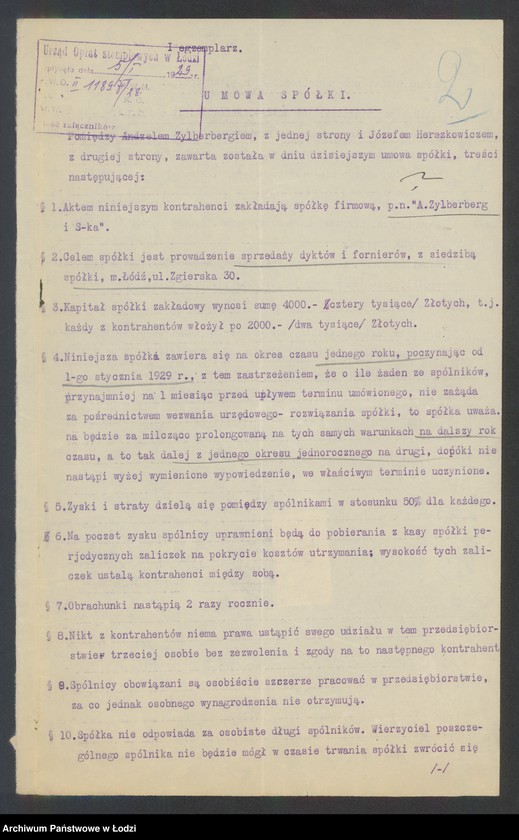 Obraz 4 z jednostki "A. Zylberberg i s-ka – sprzedaż dykt i fornitów"