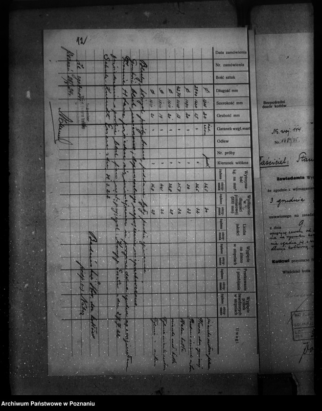 Obraz 16 z jednostki "Młyn parowy w Kiszewku, pow. obornicki własność St. Turno nr woj 114"