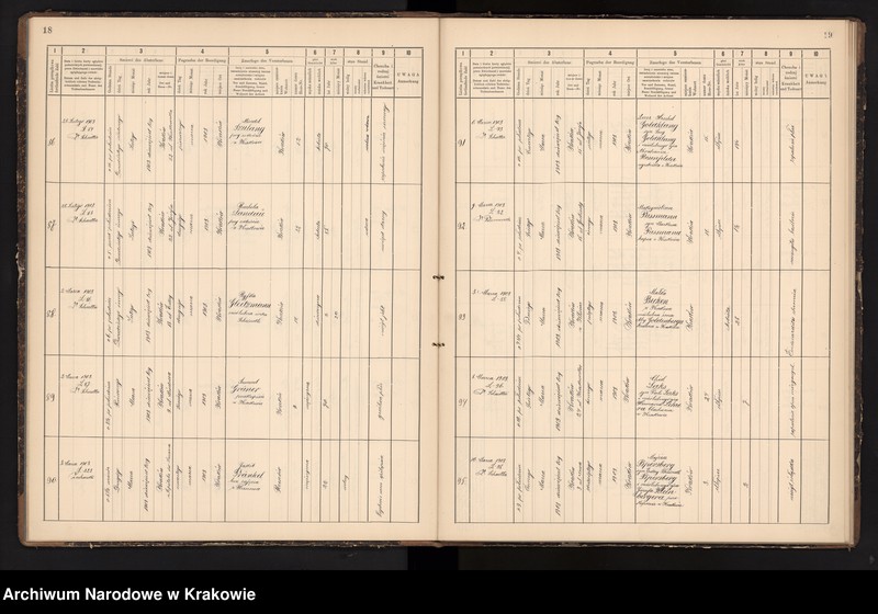 image.from.unit.number "Księga obejmująca wpisy wypadków śmierci Izraelitów w okręgu metrykalnym Krakowskim na rok 1903"