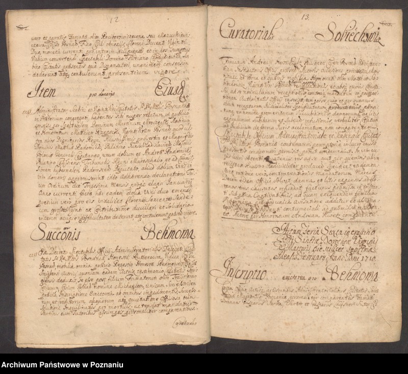 Obraz 10 z jednostki "Acta consularia officii consularis civitatis Posnaniae."