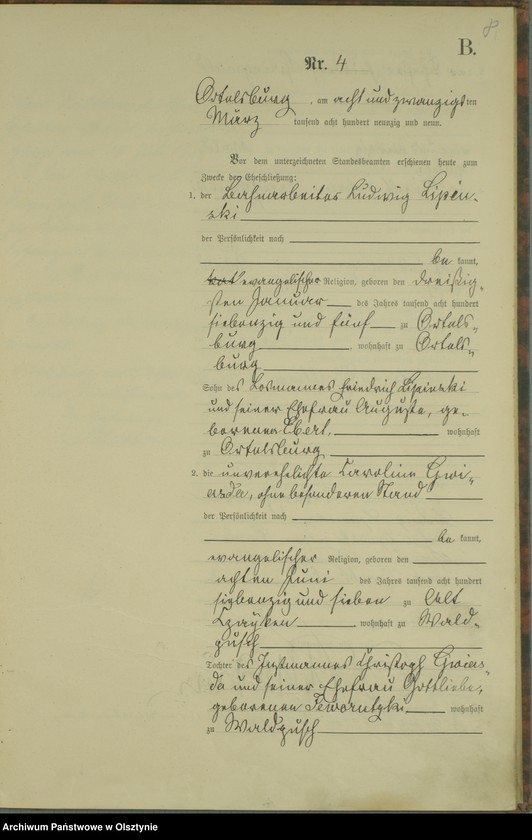 image.from.unit.number "Heiraths-Haupt-Register Nr 1 - 21"