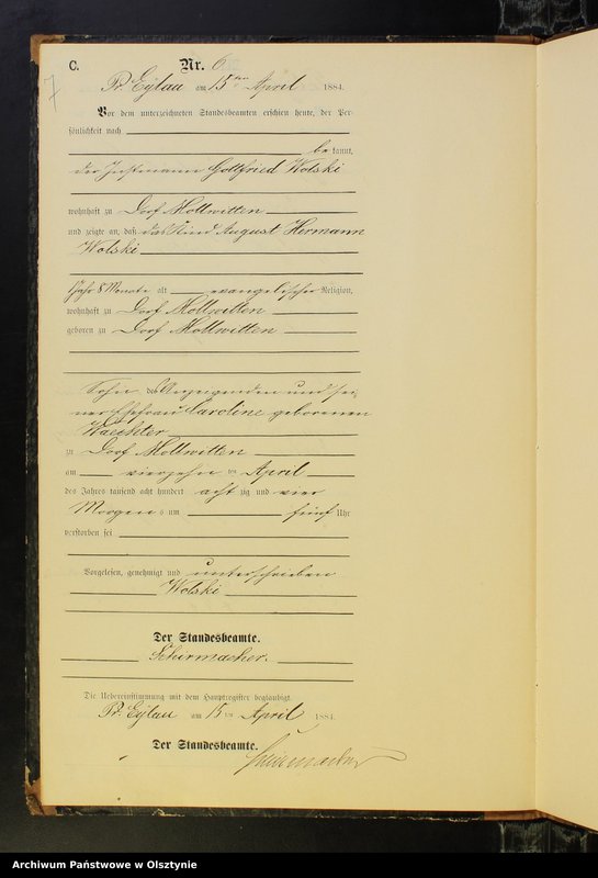 image.from.unit.number "Sterbe-Neben-Register Nr 1 - 27"
