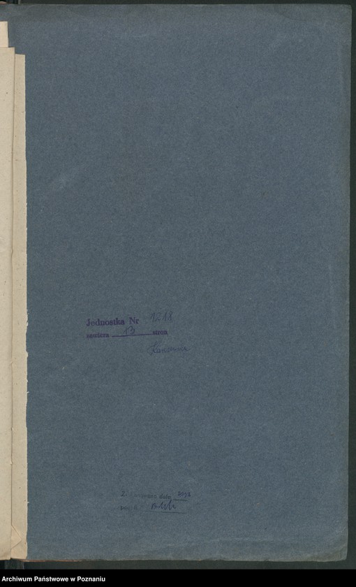 Obraz 19 z jednostki "A. betr. den polnischen Emigranten Erasmus Zmichowski"