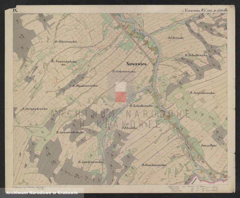 image.from.unit.number "216 Dorf Nowa Wieś in Galizien Sandecer Kreis"